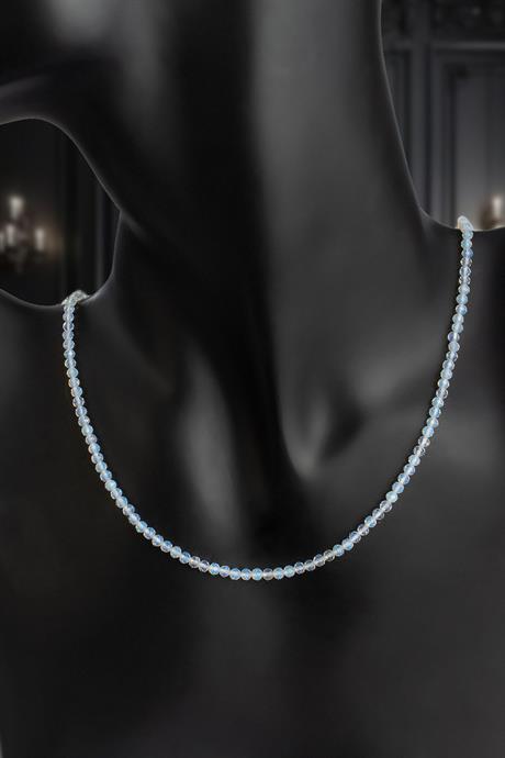 Opal Doğal Taş Faset Küre Kesim 3mm Kolye