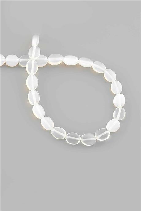 Opal Natural Stone Oval Cut 8x10mm String Of Beads
