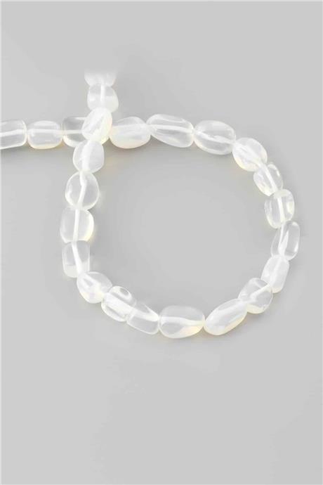 Opal Natural Stone Shiny Tumbler Cut 7x10mm String Of Beads