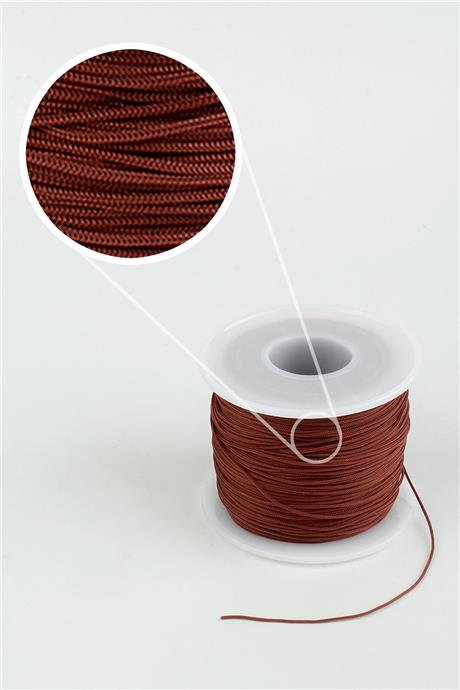 Paraşüt İp Kahverengi 0.8mm AB [90 Metre]