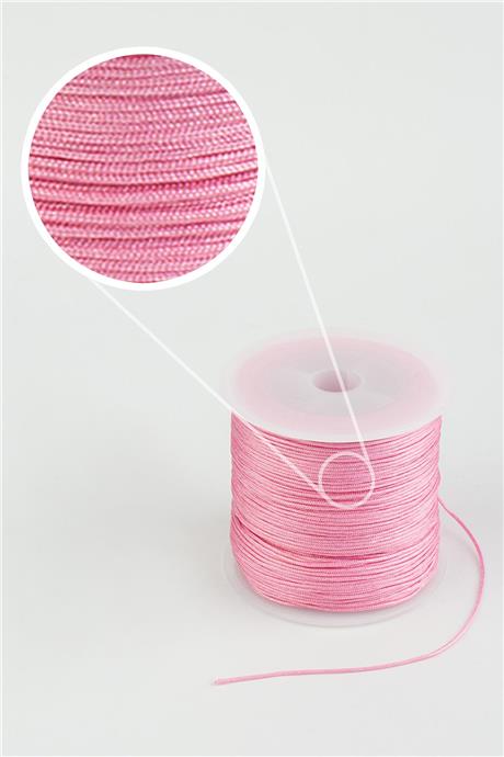 Paraşüt İp Koyu Pembe 0.8mm AA [90 Metre]