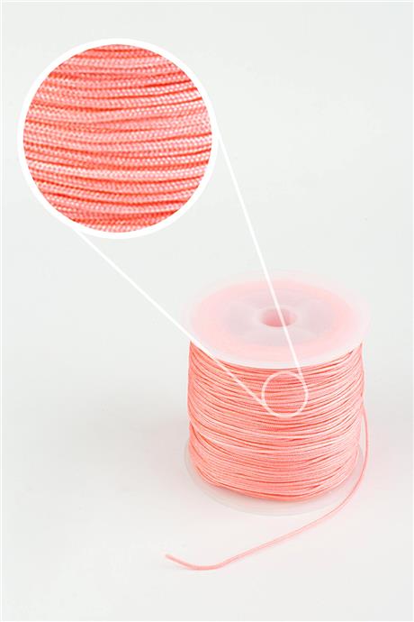 Paraşüt İp Koyu Pudra Renk 0.8mm AA [90 Metre]