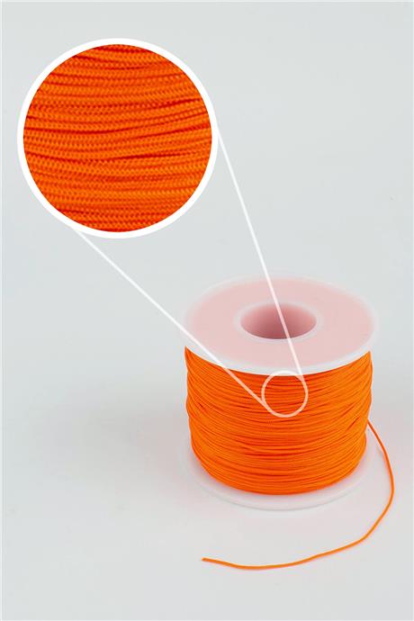 Paraşüt İp Koyu Turuncu 0.8mm AB [90 Metre]
