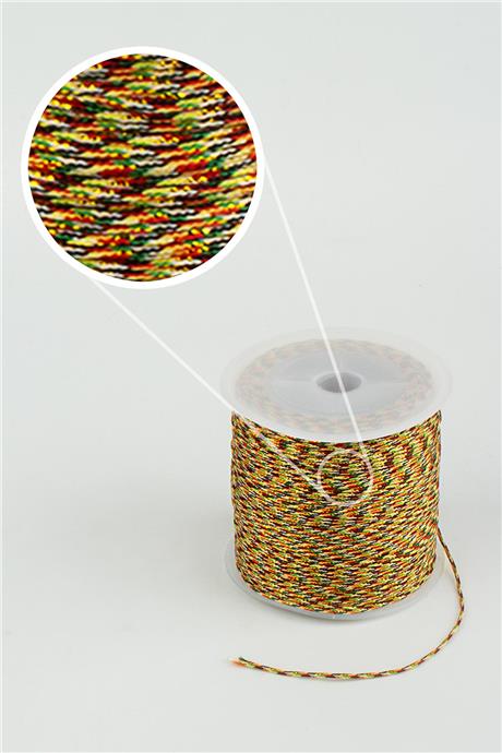 Paraşüt İp Rainbow Renk 0.8mm AA [90 Metre]