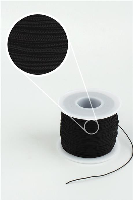 Paraşüt İp Siyah 0.8mm AB [90 Metre]