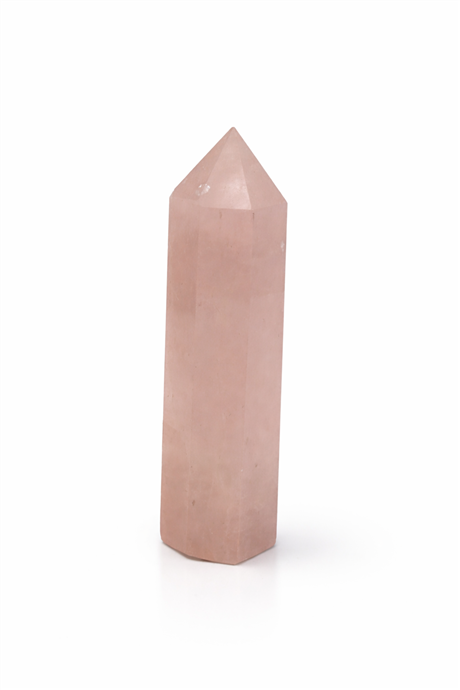 Pembe Kuvars Taşı Kazık Kesim Kütle