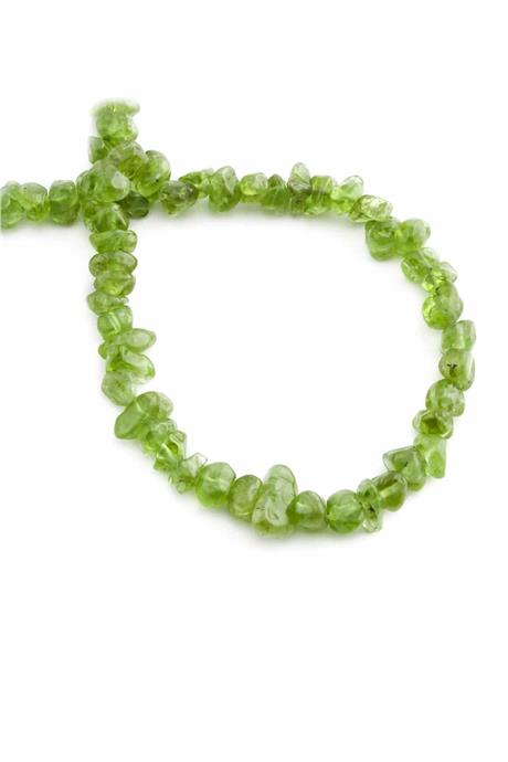 Peridot Taşı Amorf Kesim Parlak 6x5mm Doğal Taş Dizi [AA]