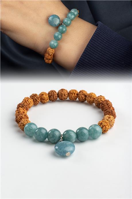 Rudraksha Küre Kesim 8mm Bileklik