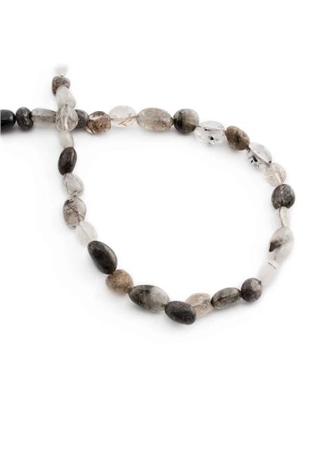 Rutil Kuvars Doğal Taş Parlak Tımbıl Kesim 6x8mm Dizi [AA]