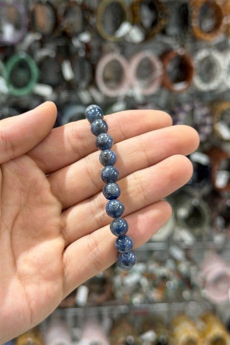 Safir Taşı Küre Kesim Doğal Taş Bileklikler [AA]