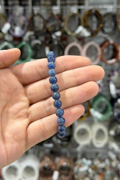 Safir Taşı Küre Kesim Doğal Taş Bileklikler [AA]