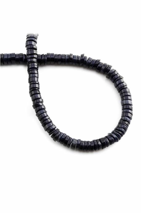 Sedef Taşı Dore Kesim Parlak Lacivert 6x2mm Doğal Taş Dizi [AB+]