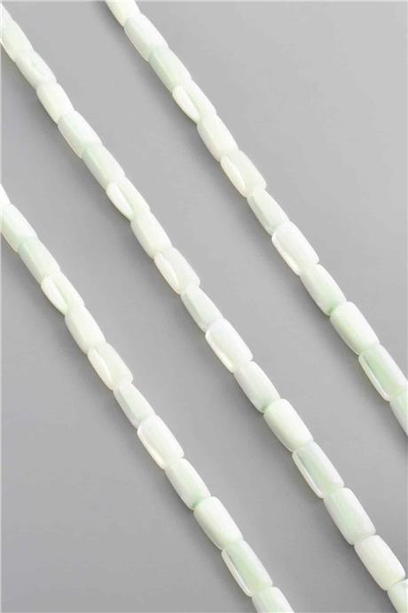 Sedef Taşı Su Yeşili 6x10mm Doğal Taş Dizi