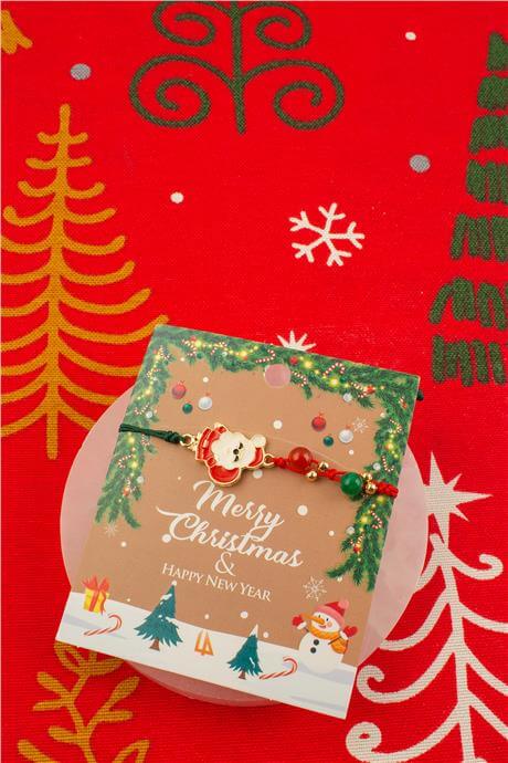 Karnelyan Akik Doğal Taş Küre Kesim Makrome Yılbaşı Bileklik