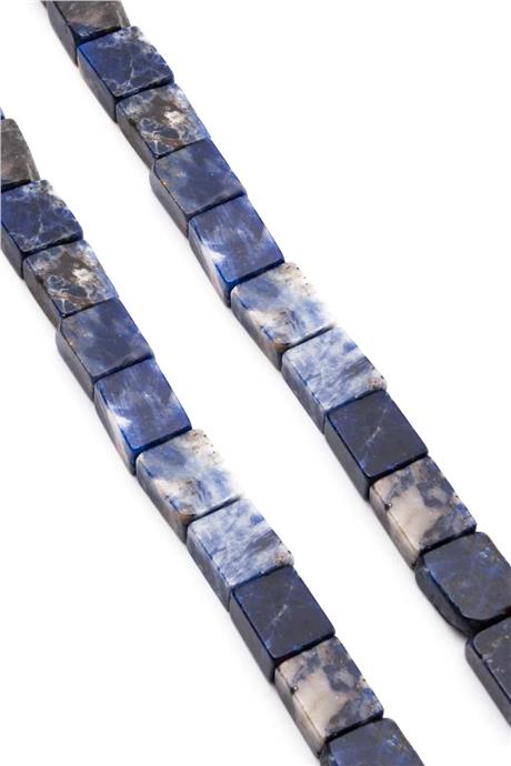 Sodalit Doğal Taş Dikdörtgen Kesim 10x13mm Dizi