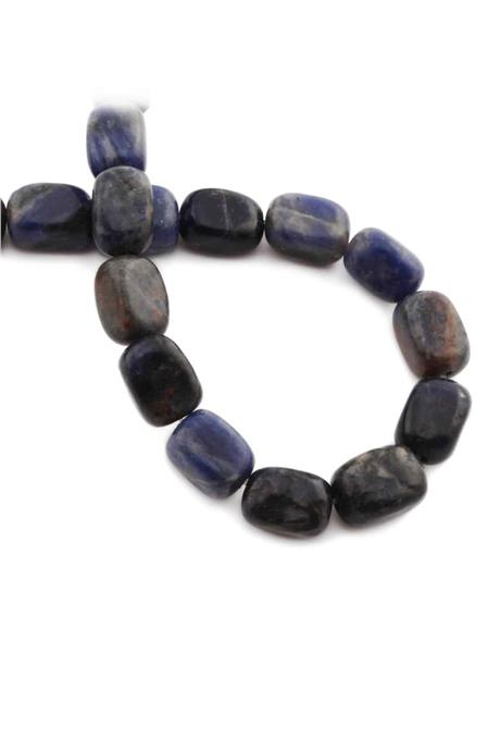 Sodalit Doğal Taş Dikdörtgen Kesim 10X14mm Dizi