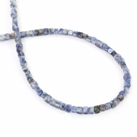 Sodalit Doğal Taş Küp Kesim 6x6mm Dizi