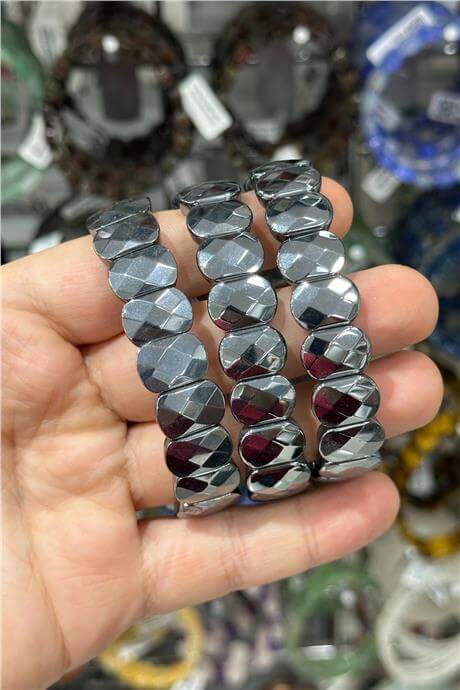 Titreşim Doğal Taş Oval Kesim 14x10mm Bileklik