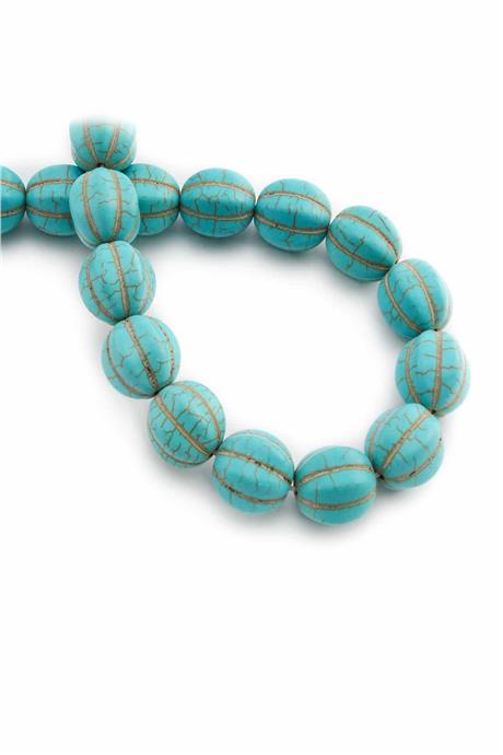 Turkuaz Sıkma Kabak Kesim 14mm Dizi