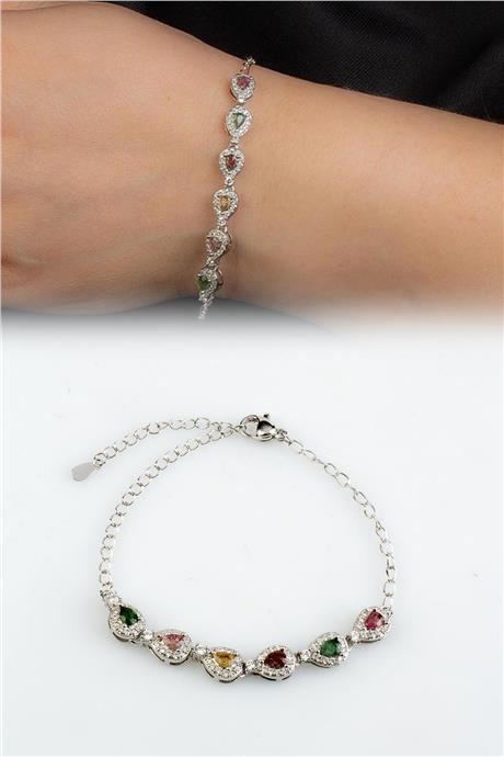 Turmalin Doğal Taş Zincir Bileklik