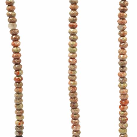 Unakit Doğal Taş Dore Kesim 6x2mm Dizi