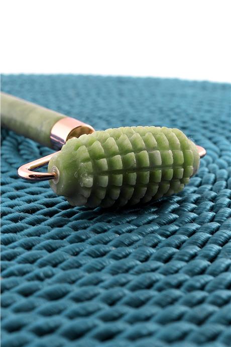 Yeşim Taşı Roz Face Roller Masaj Aleti