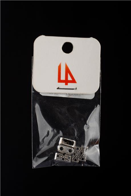 Zirkon Antik Gümüş Dikdörtgen Piramit Çift 8x3mm Takı Aparatı