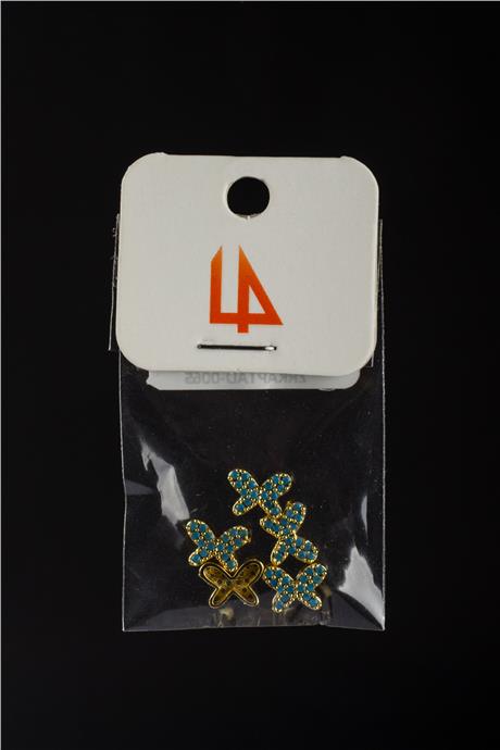 Zirkon Gold Kelebek Takı Aparatı