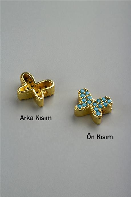 Zirkon Gold Kelebek Takı Aparatı
