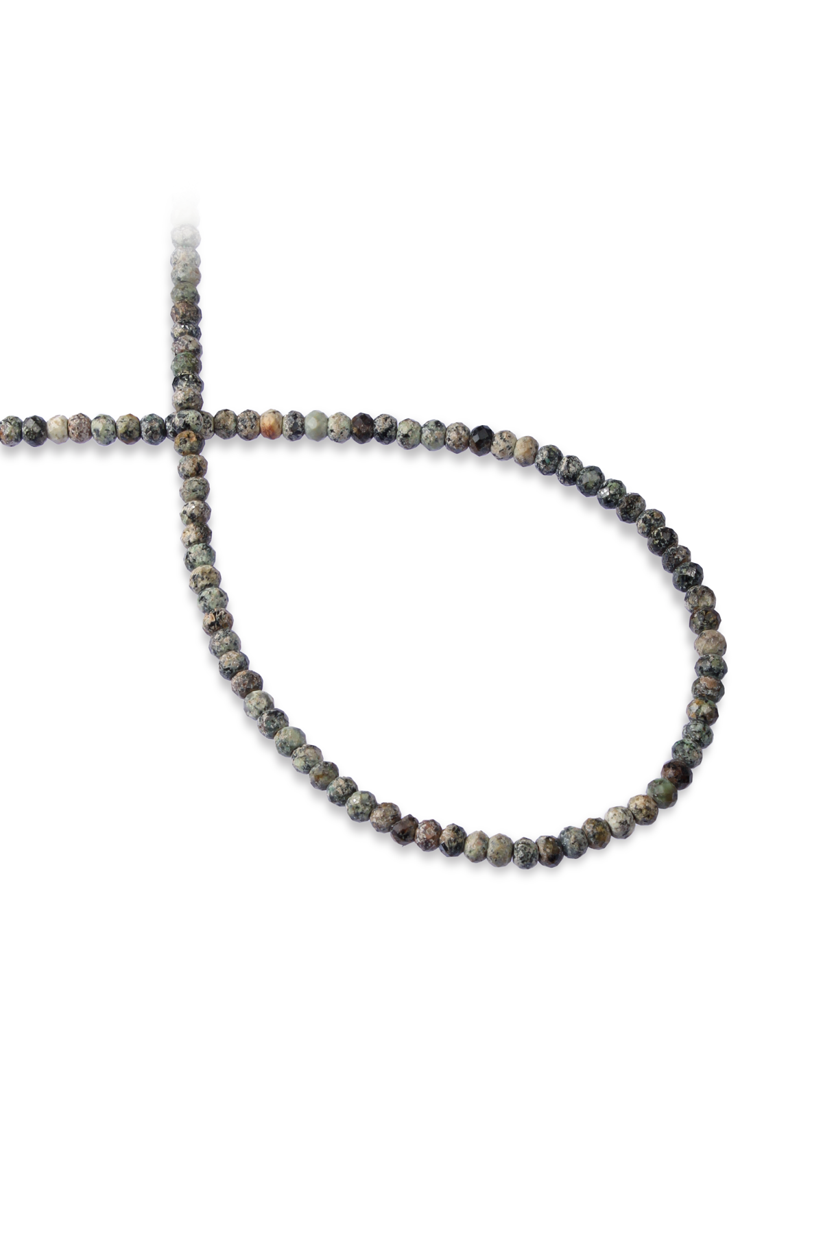 Afrika Turkuaz Doğal Taş Faset Rondela Kesim 4x3mm Dizi