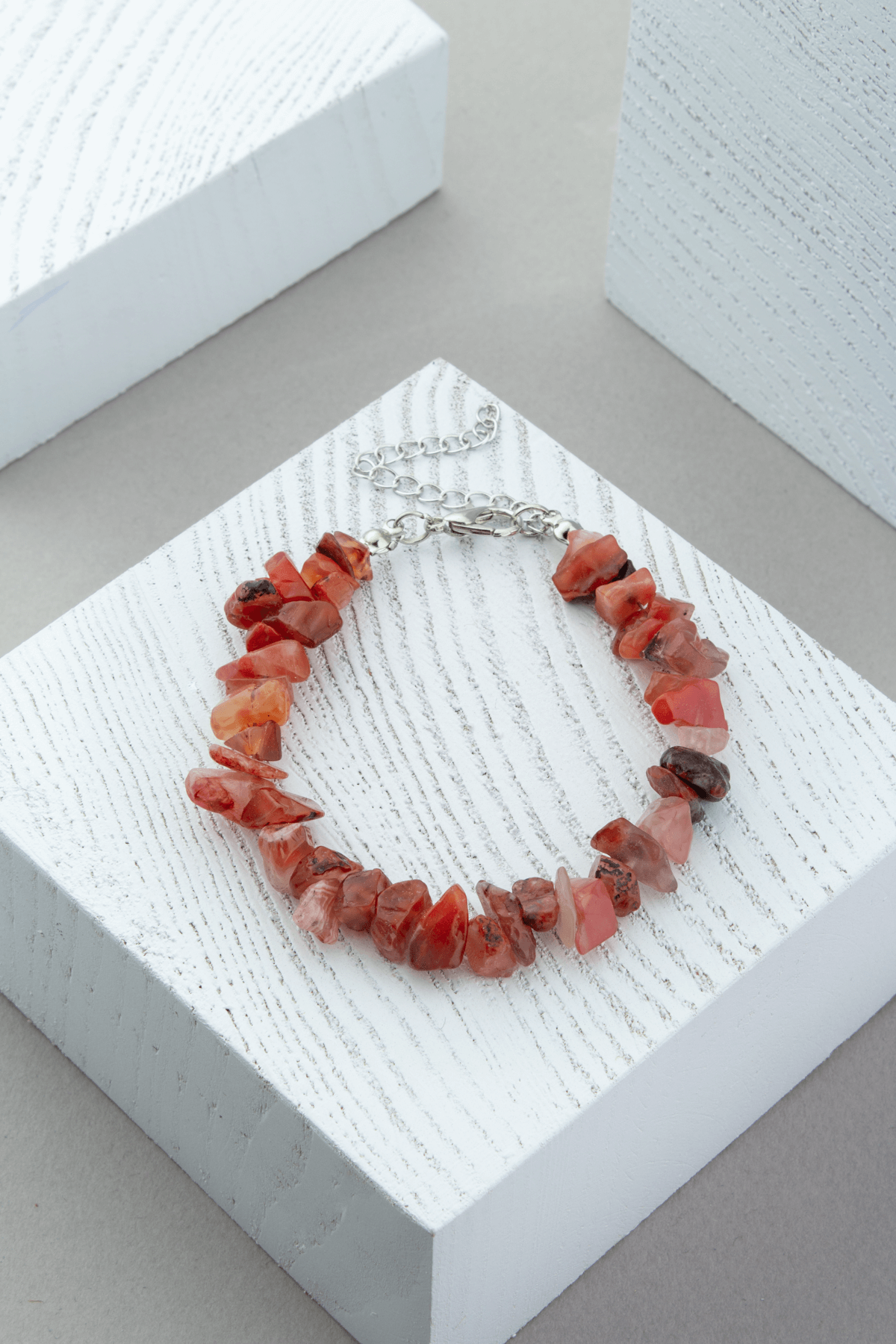 Akik Doğal Kırık Taş Bileklik