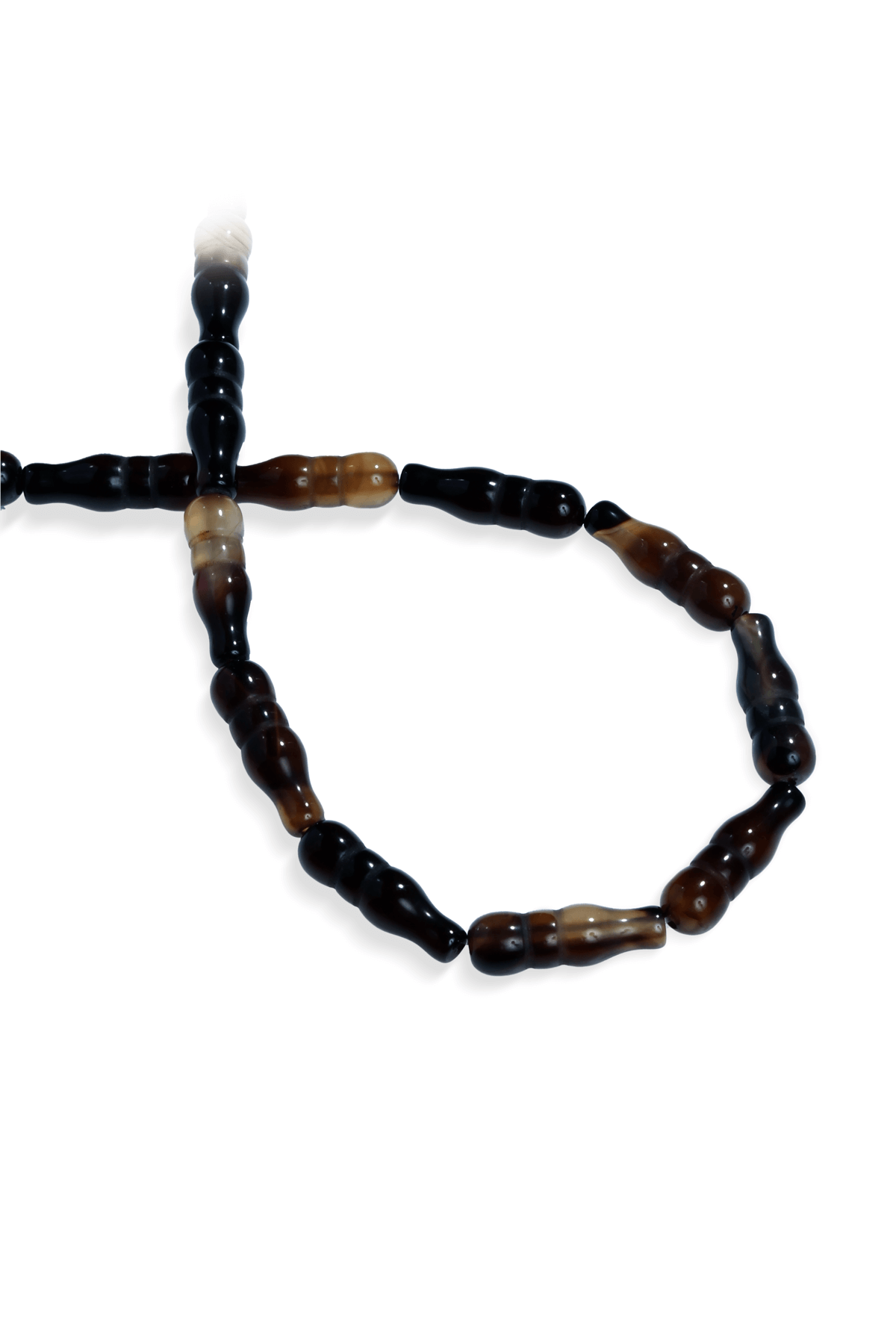 Akik Doğal Taş Kahverengi İmame Kesim 8x24mm Dizi