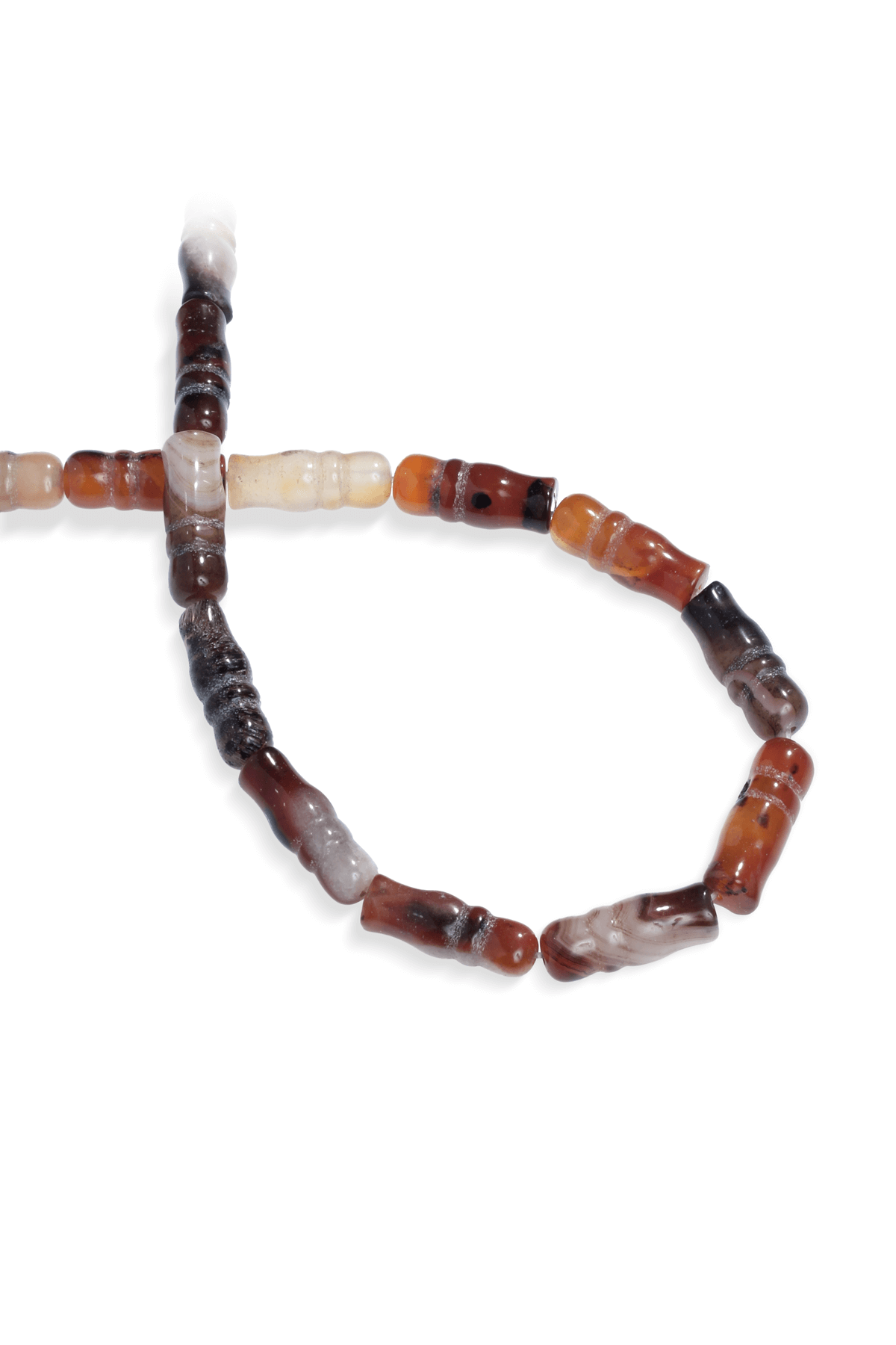 Akik Doğal Taş Kızıl İmame Kesim 8x24mm Dizi