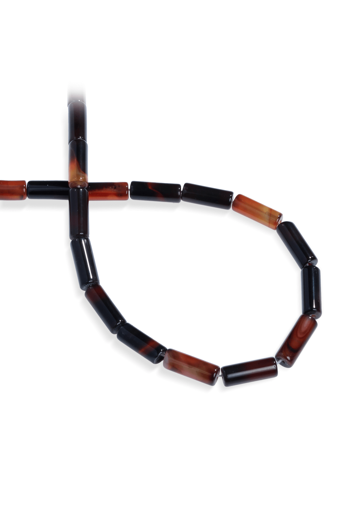 Akik Doğal Taş Kızıl Silindir Kesim 7x16mm Dizi