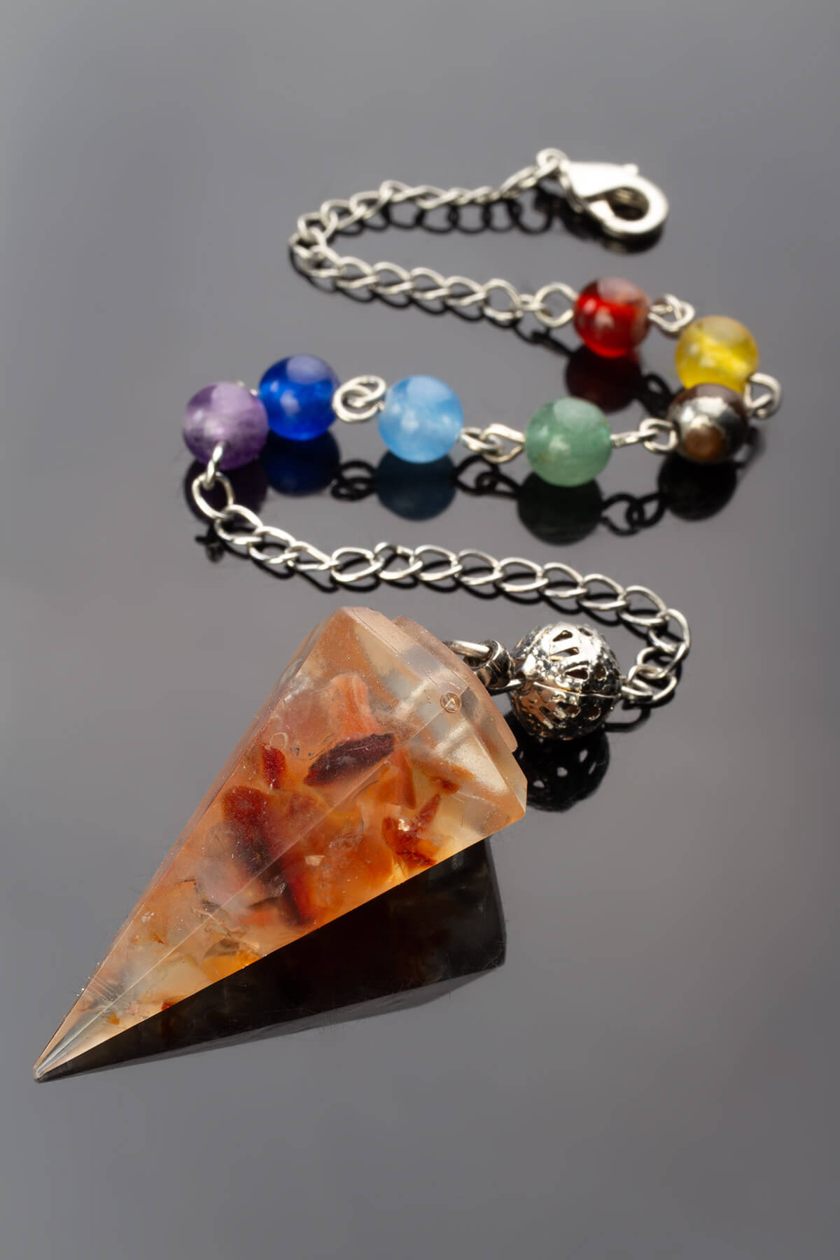 Akik Doğal Taş Organit 17x36mm Pandül Sarkaç