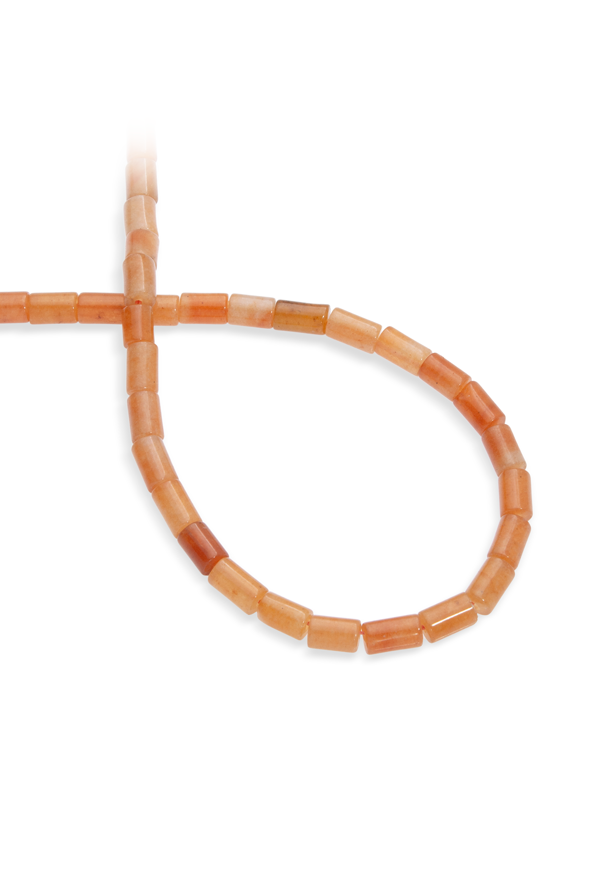 Akik Doğal Taş Silindir Kesim 5x8mm Dizi