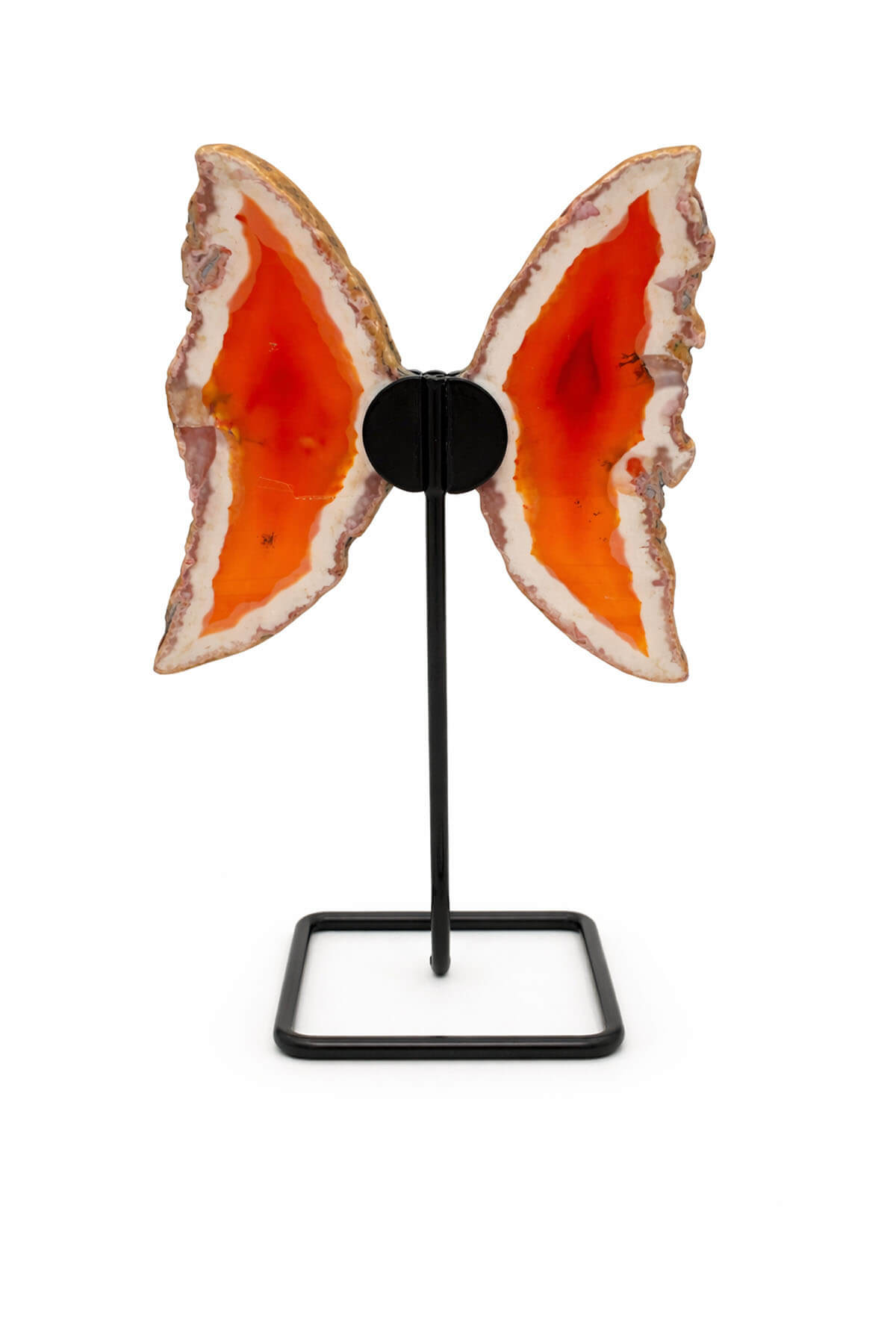 Akik Taşı Kahverengi Plaka Kelebek İri