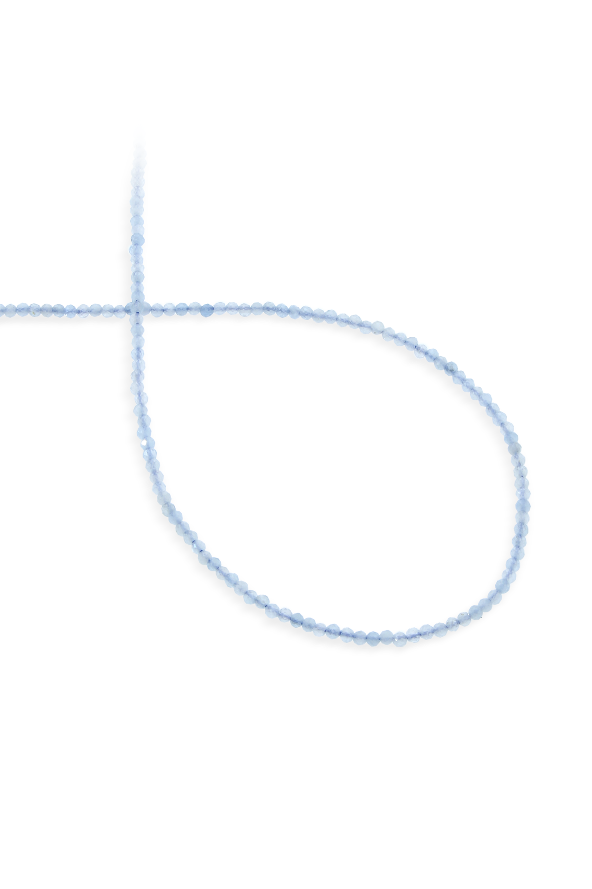 Akuamarin Doğal Taş Faset Küre Kesim 2mm Dizi