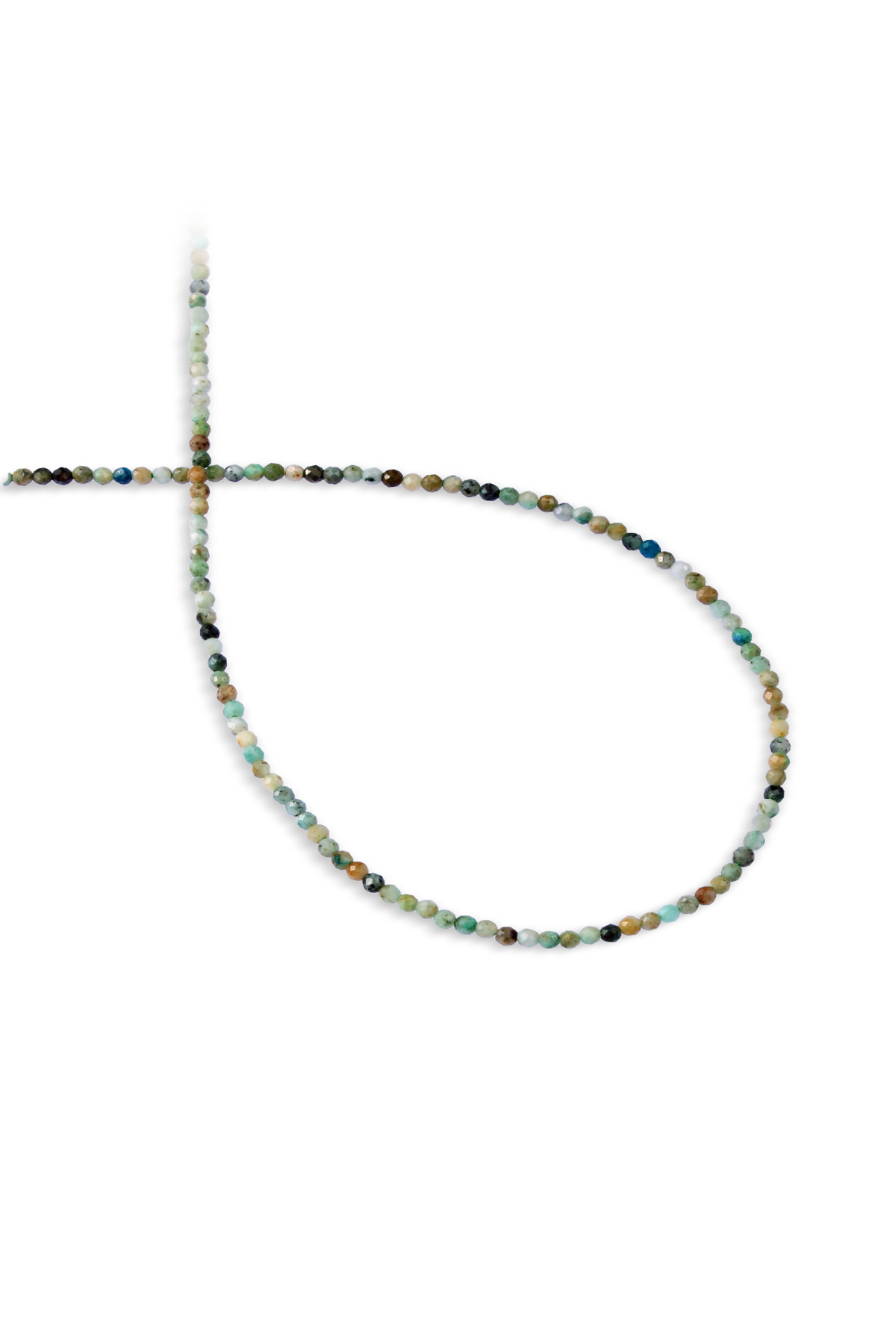 Amazonit Doğal Taş Faset Küre Kesim 2mm Dizi