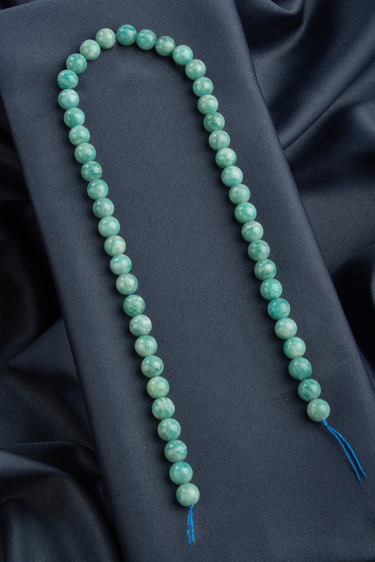 Amazonit Doğal Taş Küre Kesim 8mm Dizi