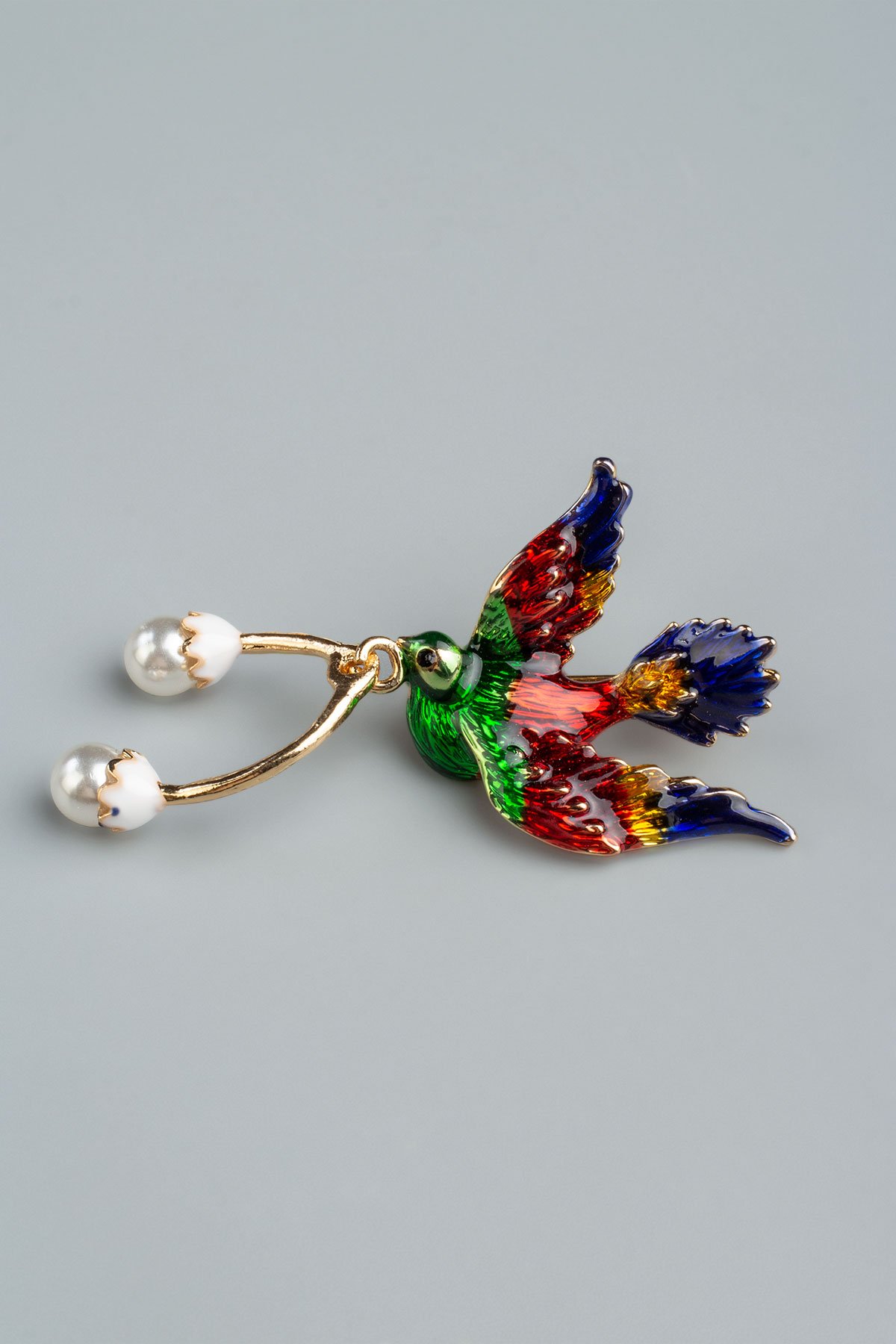 Anka Kuşu Renkli Broş