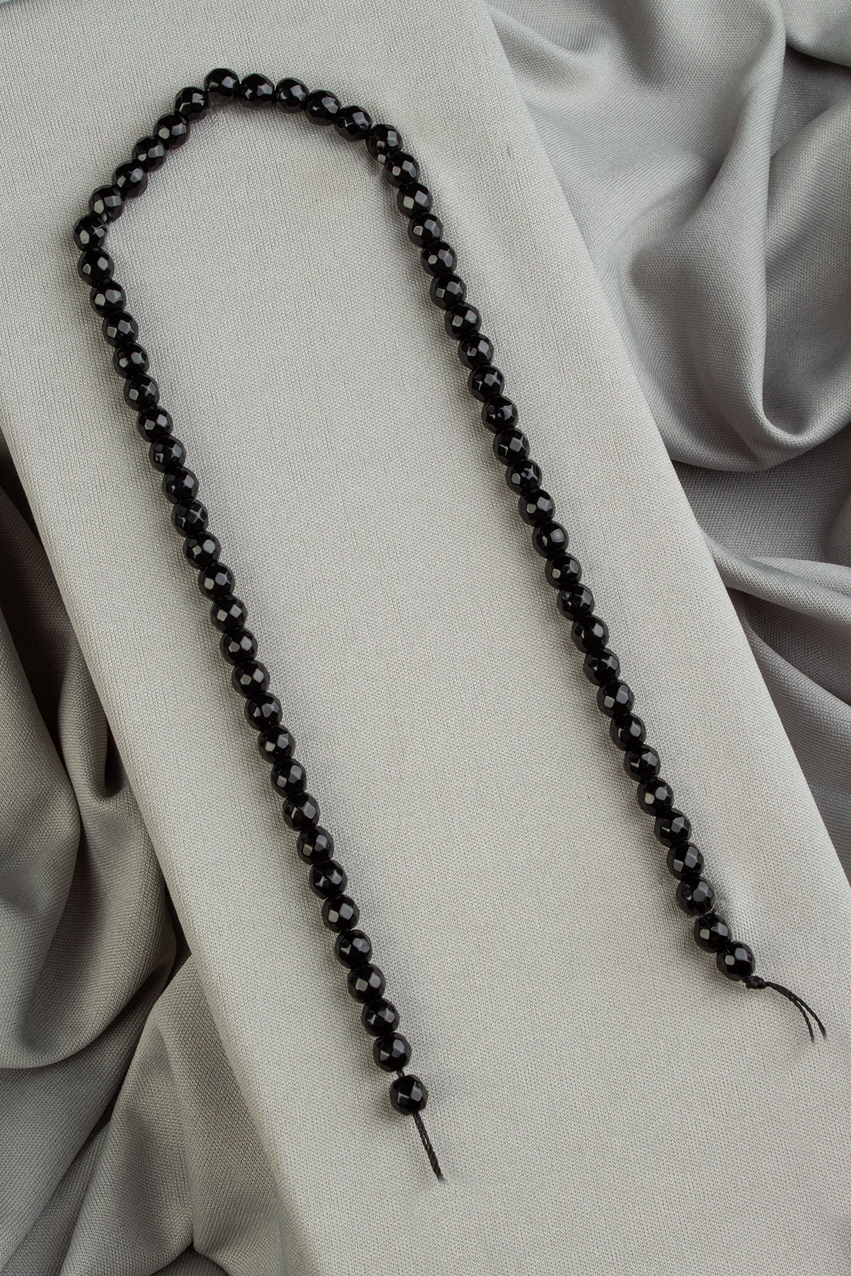 Anyolite Natural Stone Shiny Globe Cut 6mm String Of Beads