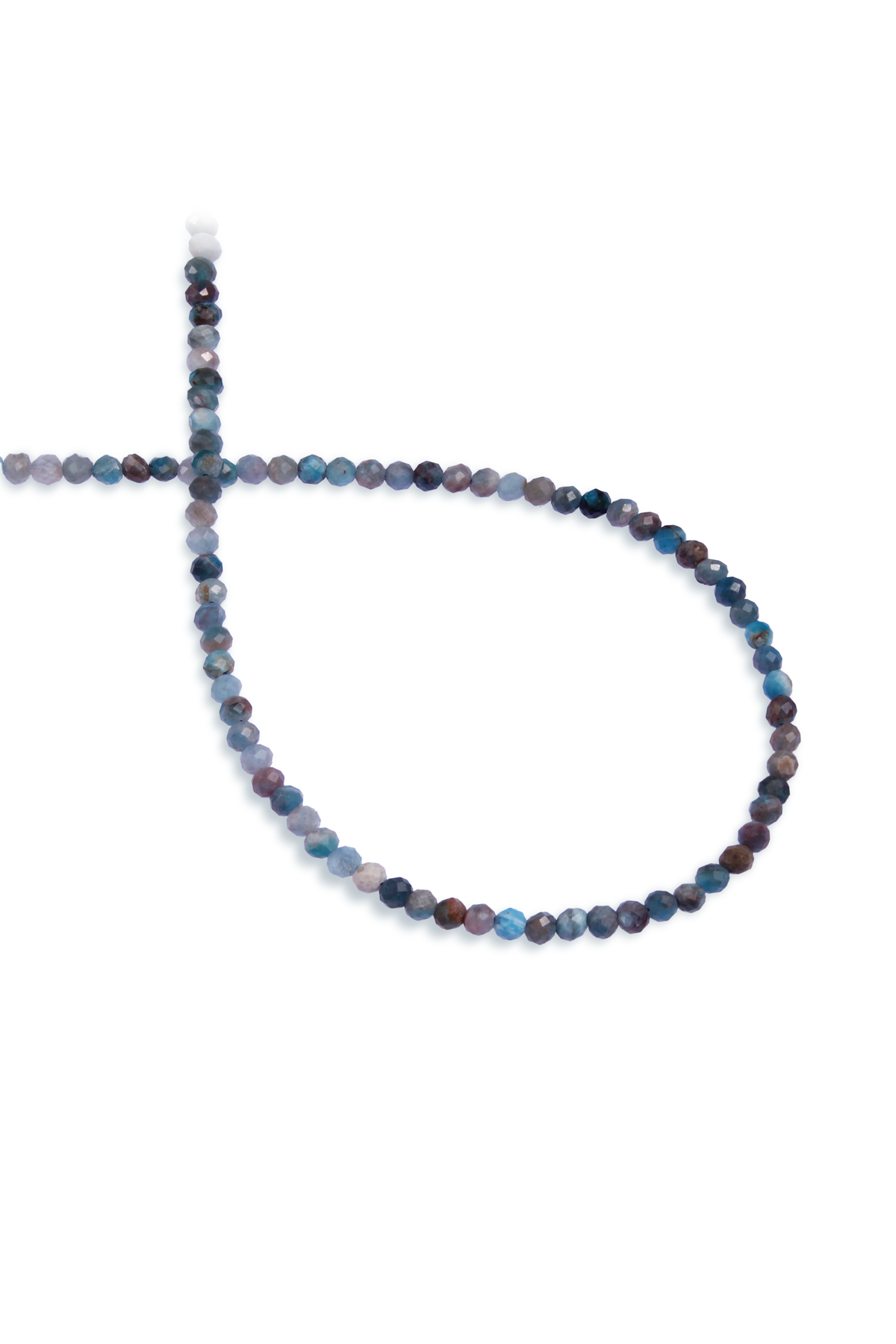 Apatit Doğal Taş Faset Küre Kesim 3mm Dizi