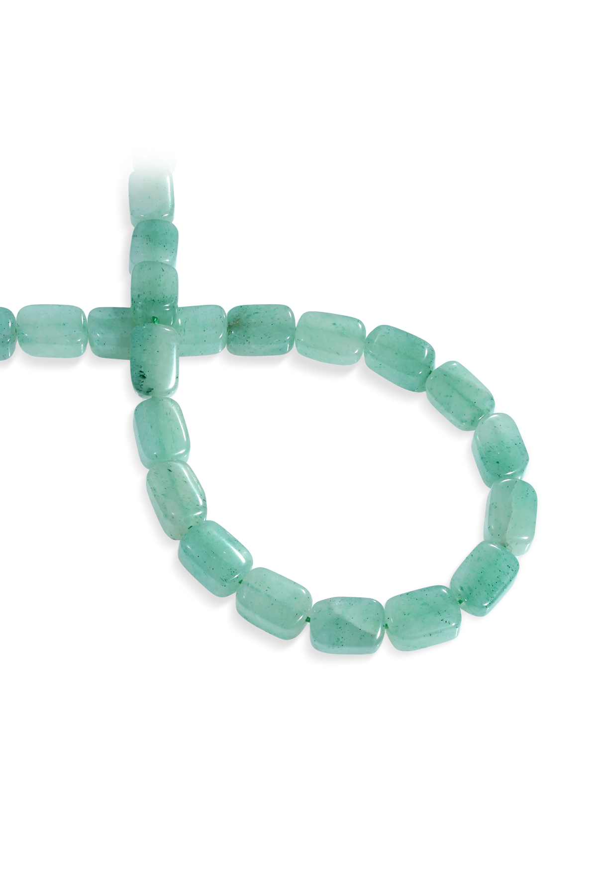 Aventurin Doğal Taş Dikdörtgen Kesim 10x14mm Dizi