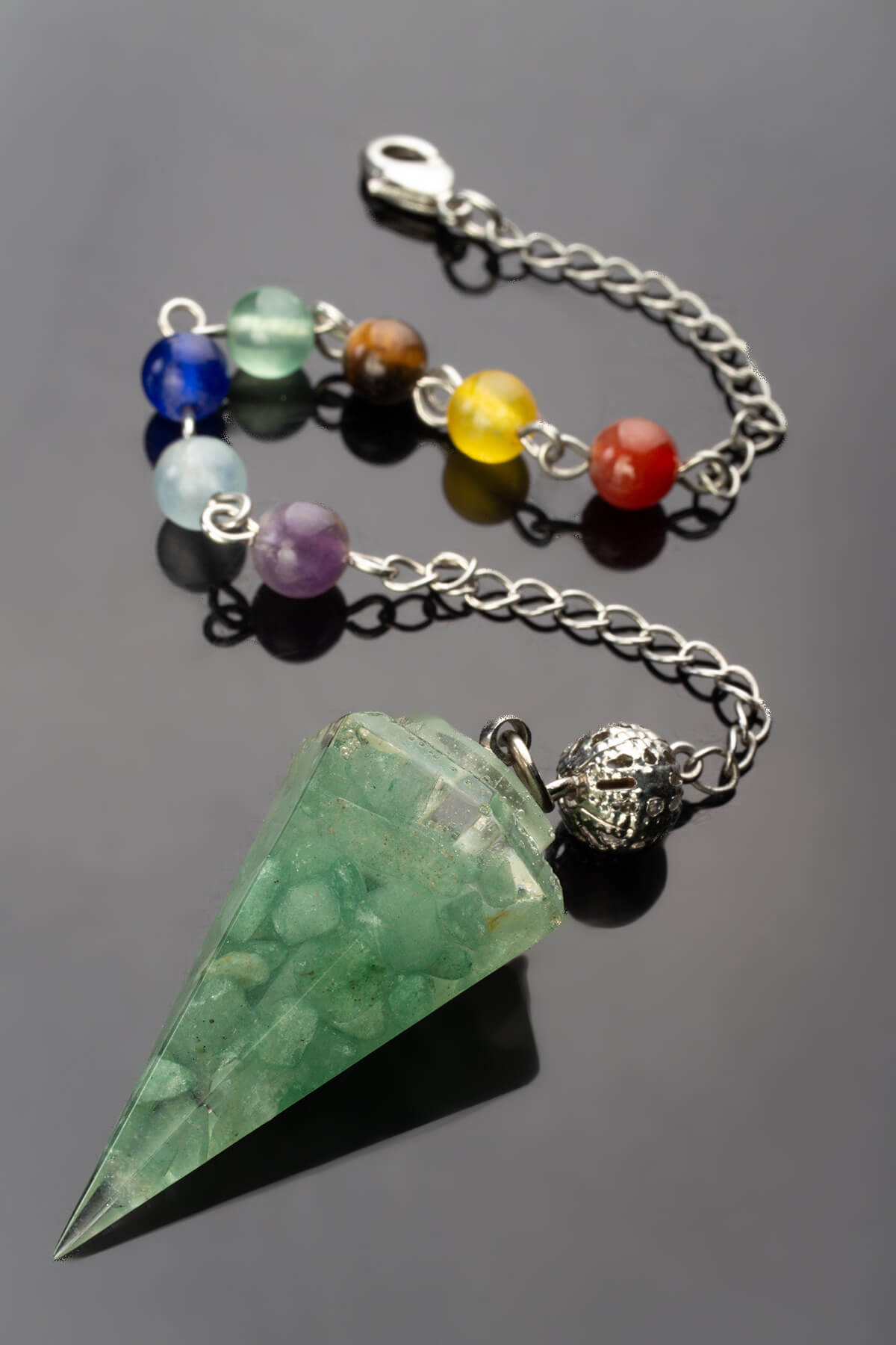 Aventurin Doğal Taş Organit 17x36mm Pandül Sarkaç