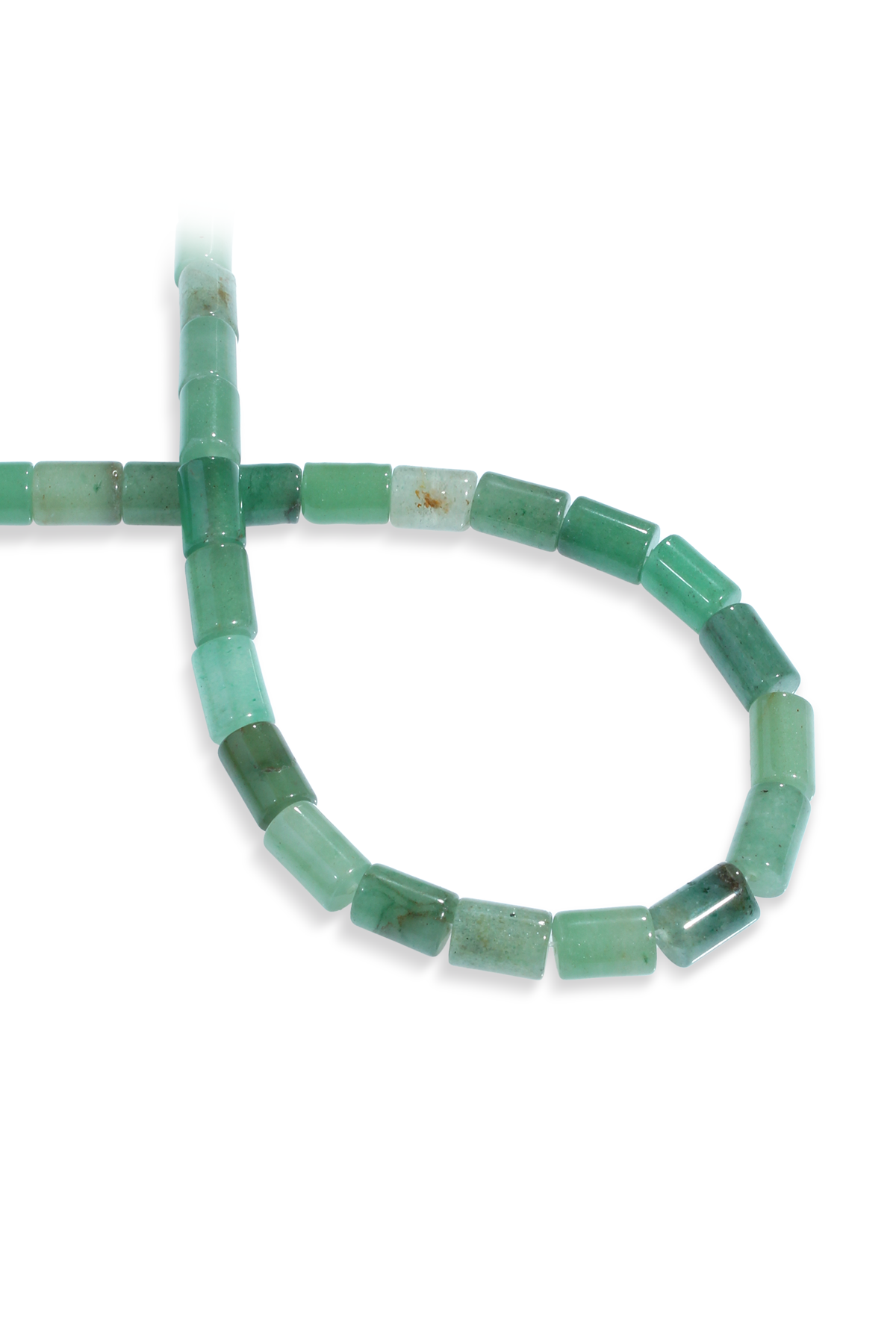 Aventurin Doğal Taş Silindir Kesim 7x12mm Dizi