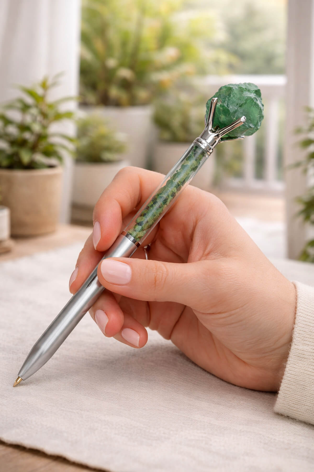 Florit Taşı Ham Kütle Doğal Taş Tükenmez Kalem