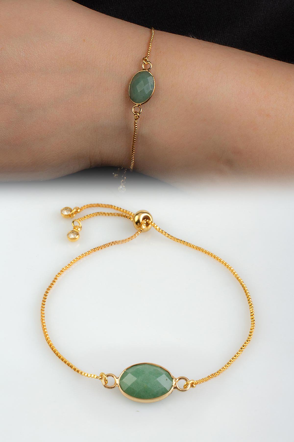 Aventuruın Doğal Taş Asansör Sistemli Bileklik