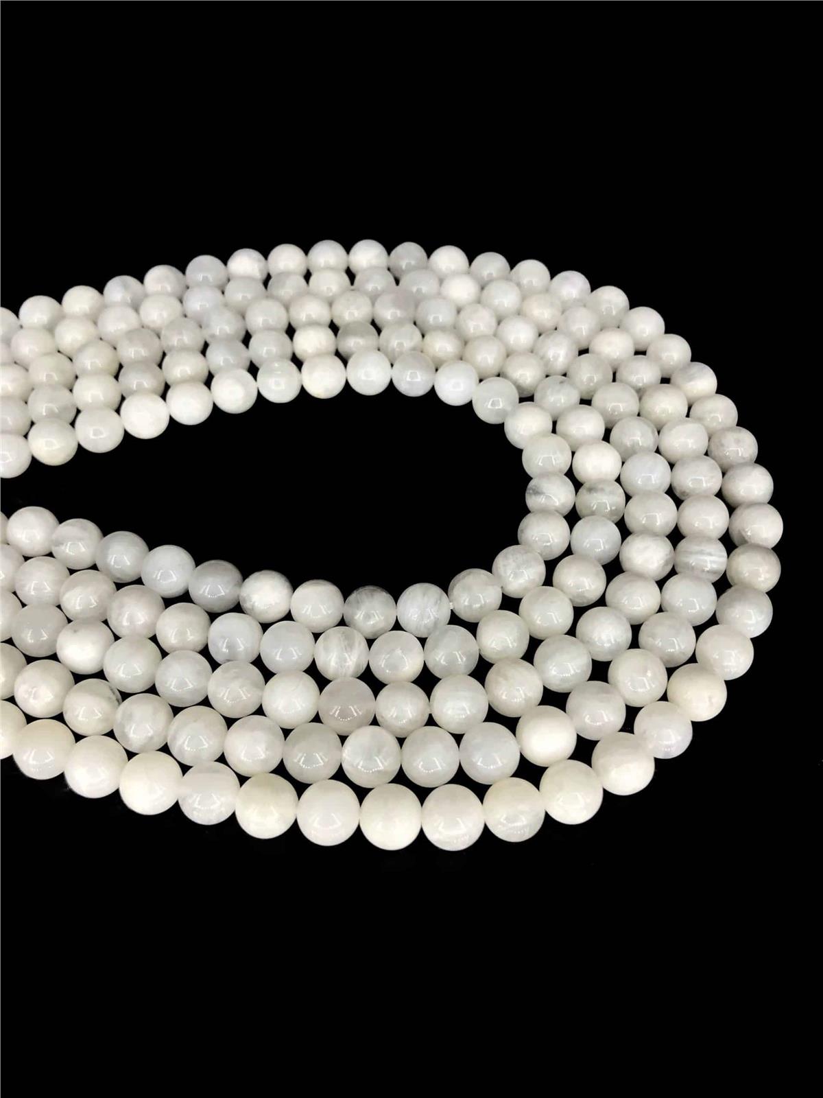 Ay Taşı Taşı Parlak Küre Kesim 8mm Dizi [AA]