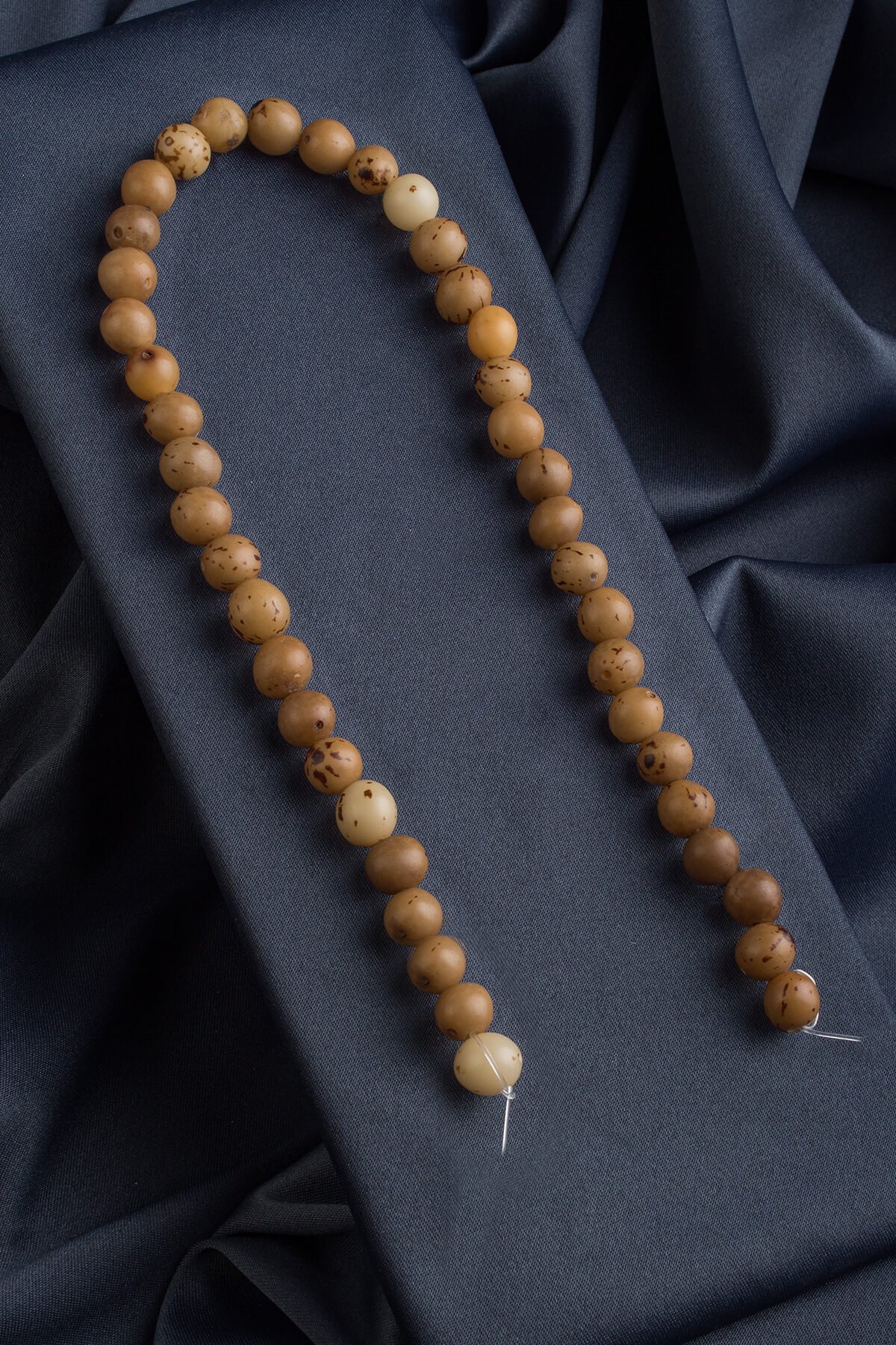 Bodhi Ağacı Krem Küre Kesim 10mm Dizi